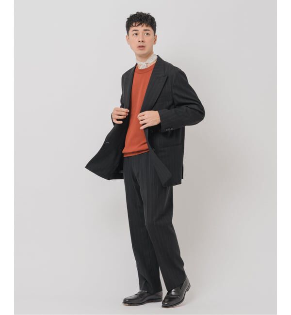 EDIFICE「COUTURE D&rsquo;ADAM (クチュール ド アダム) 別注Officer's Trousers Stripe」|スラックス|