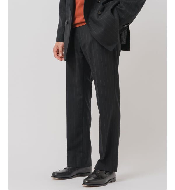 EDIFICE「COUTURE D&rsquo;ADAM (クチュール ド アダム) 別注Officer's Trousers Stripe」|スラックス|