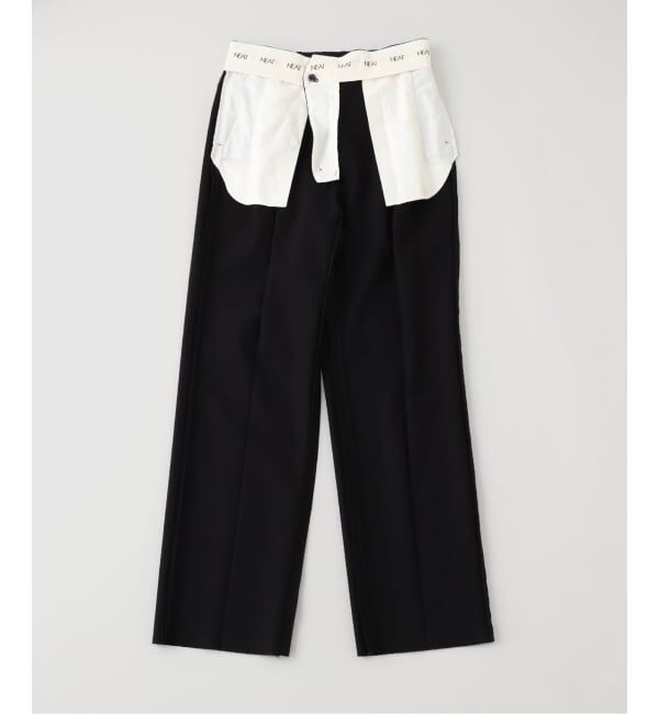 EDIFICE「NEAT（ニート）High Twisted Cotton Twill Wide」|スラックス|