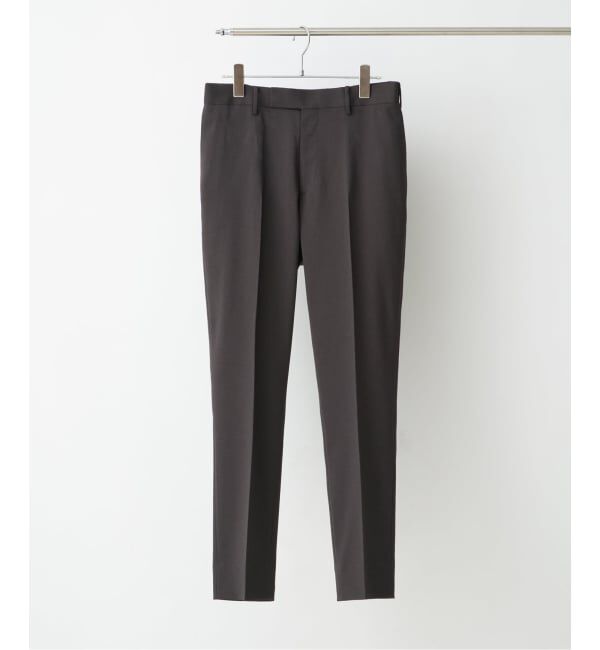 EDIFICE「"抗菌防臭＆シワ防止機能" ワルツ ツイル テーパードパンツ」|スラックス|ブラック