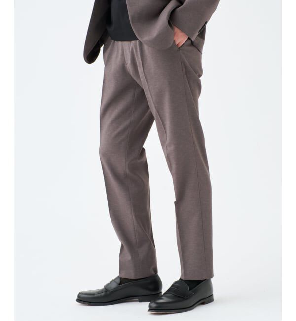 EDIFICE「"抗菌防臭＆シワ防止機能" ワルツ ツイル テーパードパンツ」|スラックス|