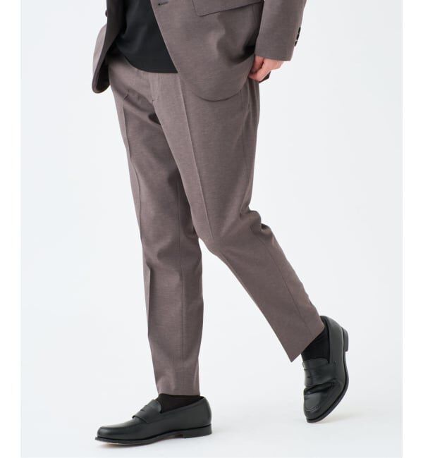 EDIFICE「"抗菌防臭＆シワ防止機能" ワルツ ツイル テーパードパンツ」|スラックス|