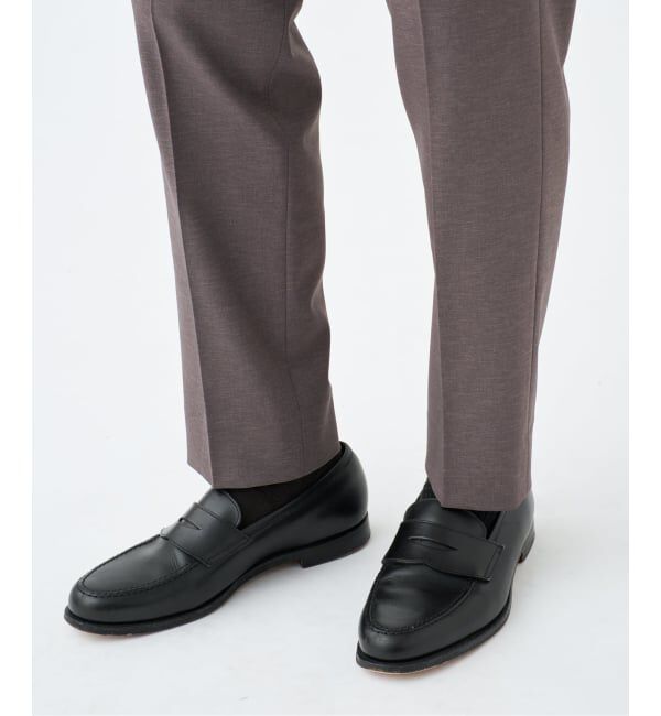 EDIFICE「"抗菌防臭＆シワ防止機能" ワルツ ツイル テーパードパンツ」|スラックス|