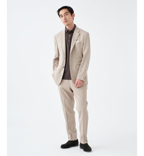 EDIFICE「"抗菌防臭＆シワ防止機能" ワルツ ツイル テーパードパンツ」|スラックス|