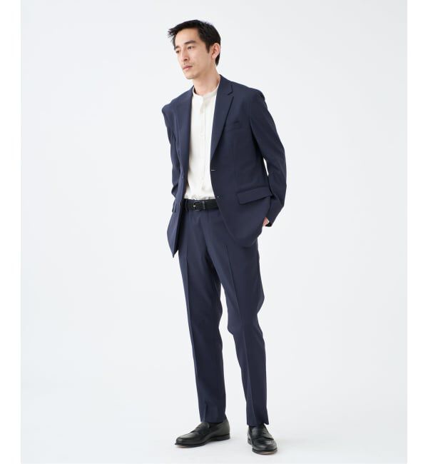 EDIFICE「"抗菌防臭＆シワ防止機能" ワルツ ツイル テーパードパンツ」|スラックス|