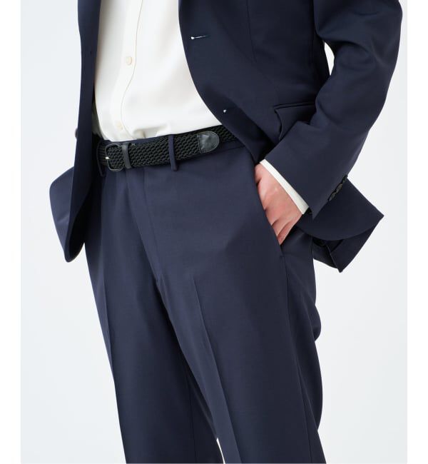 EDIFICE「"抗菌防臭＆シワ防止機能" ワルツ ツイル テーパードパンツ」|スラックス|