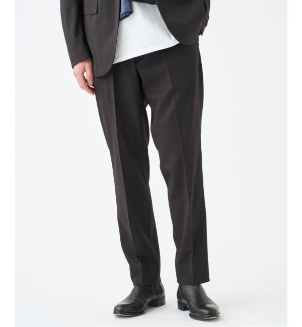 EDIFICE「"抗菌防臭＆シワ防止機能" ワルツ ツイル テーパードパンツ」|スラックス|