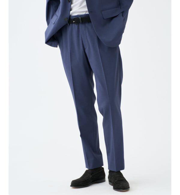 EDIFICE「"抗菌防臭＆シワ防止機能" ワルツ ツイル テーパードパンツ」|スラックス|