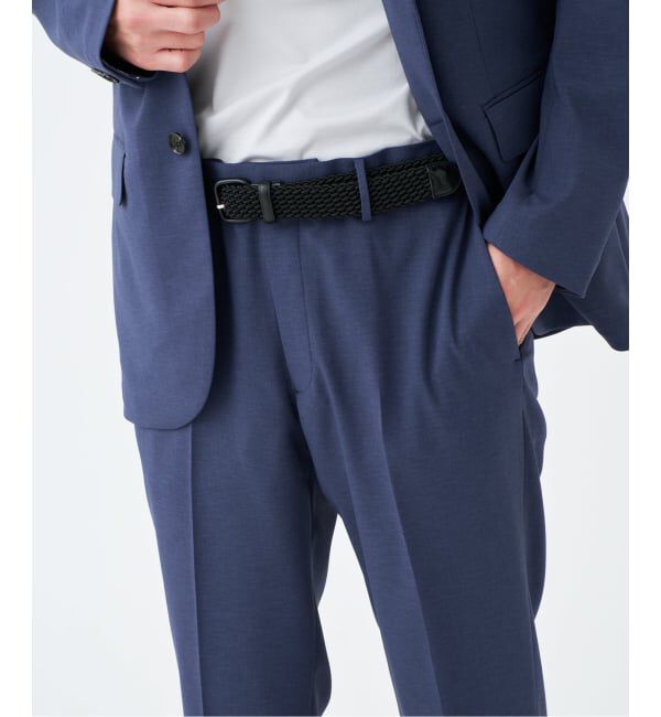 EDIFICE「"抗菌防臭＆シワ防止機能" ワルツ ツイル テーパードパンツ」|スラックス|