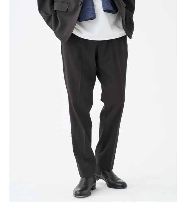 EDIFICE「"抗菌防臭＆シワ防止機能" ワルツ ツイル テーパードパンツ」|スラックス|