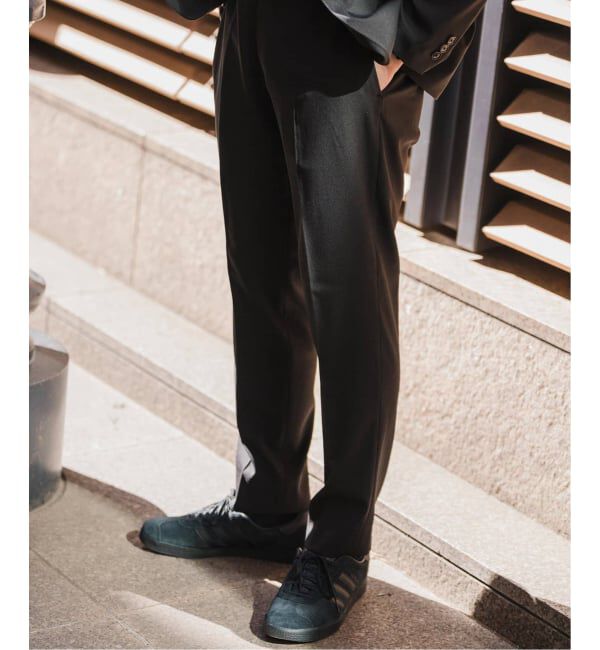 EDIFICE「"抗菌防臭＆シワ防止機能" ワルツ ツイル テーパードパンツ」|スラックス|