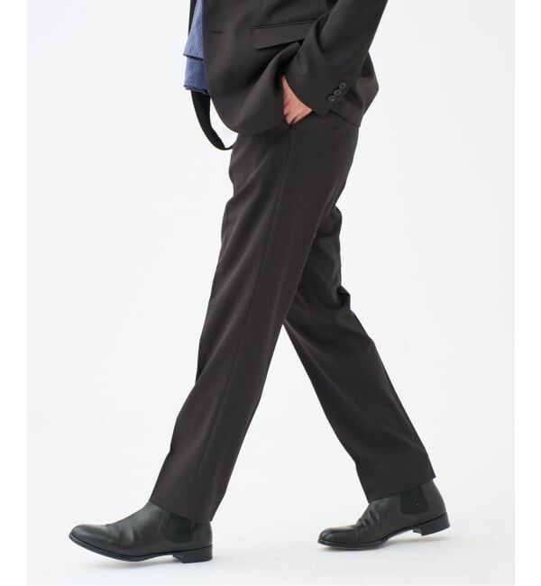 EDIFICE「"抗菌防臭＆シワ防止機能" ワルツ ツイル テーパードパンツ」|スラックス|