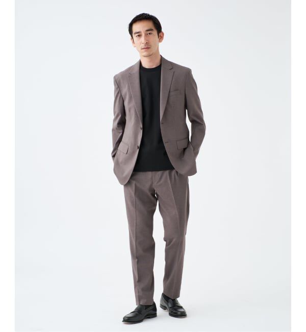 EDIFICE「"抗菌防臭＆シワ防止機能" ワルツ ツイル テーパードパンツ」|スラックス|