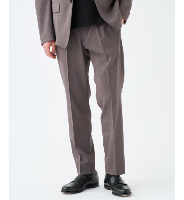 EDIFICE「"抗菌防臭＆シワ防止機能" ワルツ ツイル テーパードパンツ」|スラックス|