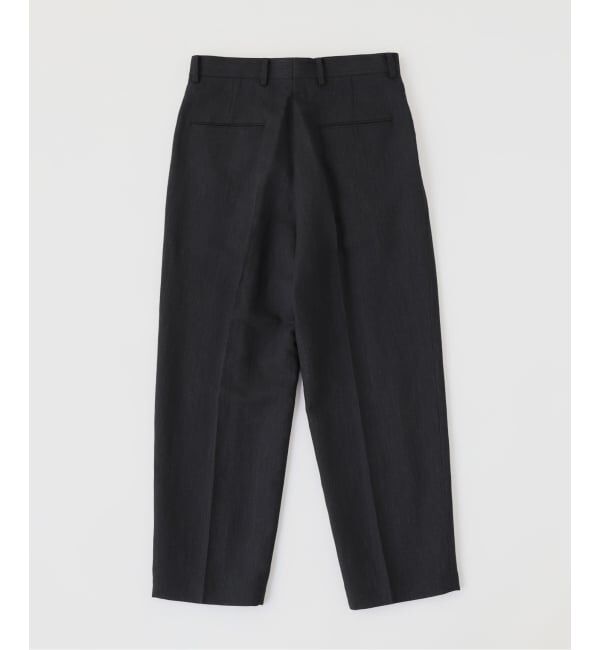 EDIFICE「ATON（エイトン）TWIST WOOL LINEN STANDARD PANTS」|スラックス|
