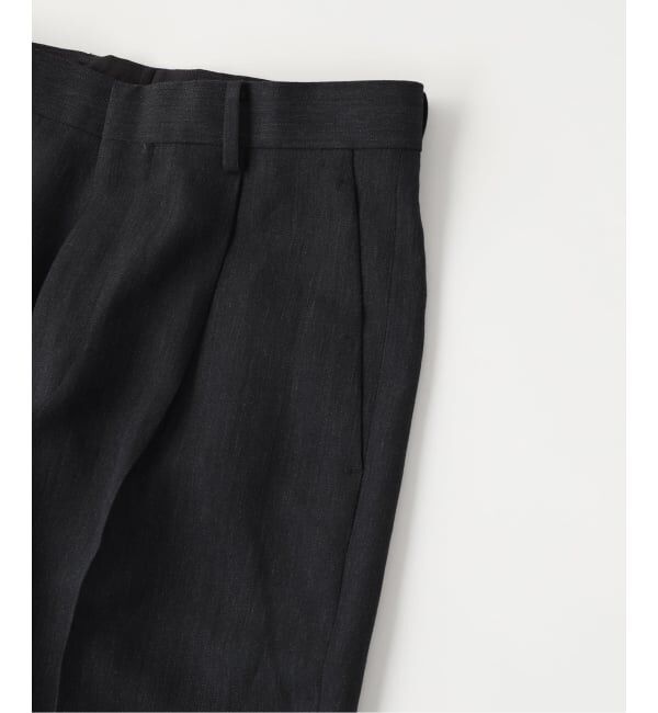 EDIFICE「ATON（エイトン）TWIST WOOL LINEN STANDARD PANTS」|スラックス|