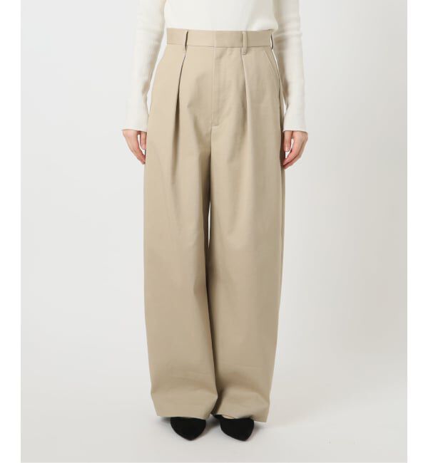 journal standard L'essage「《追加4》【金子綾さん着用】CP タックチノパンツ」|チノ|