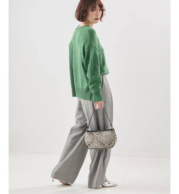 journal standard L'essage「【金子綾さん着用】コットンTAPEワイドプルオーバー」|ニット・セーター|