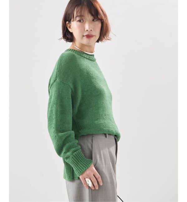 journal standard L'essage「【金子綾さん着用】コットンTAPEワイドプルオーバー」|ニット・セーター|