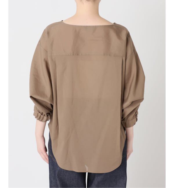 journal standard L'essage「《追加》オーガンジーニュアンスノーカラーシャツ」|シャツ・ブラウス|