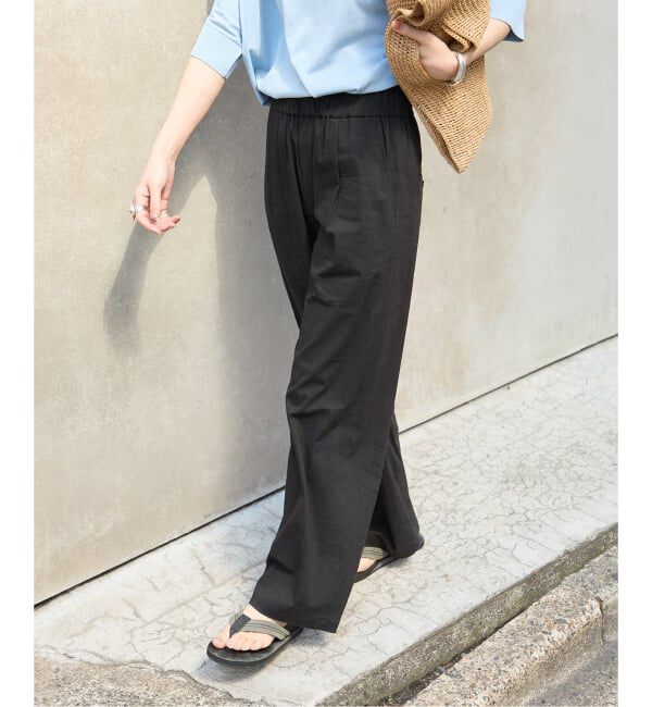 JOURNAL STANDARD「《追加》ウォッシャブルコットンリネンIVISストレートパンツ」|その他|