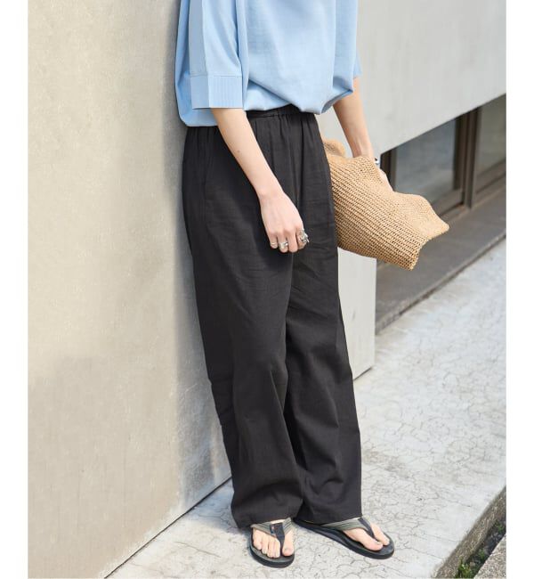 JOURNAL STANDARD「《追加》ウォッシャブルコットンリネンIVISストレートパンツ」|その他|