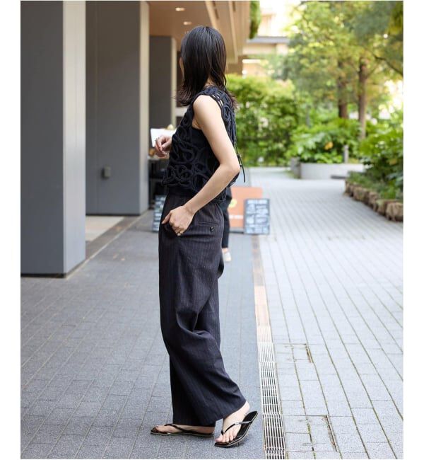 JOURNAL STANDARD「《追加》ウォッシャブルコットンリネンIVISストレートパンツ」|その他|