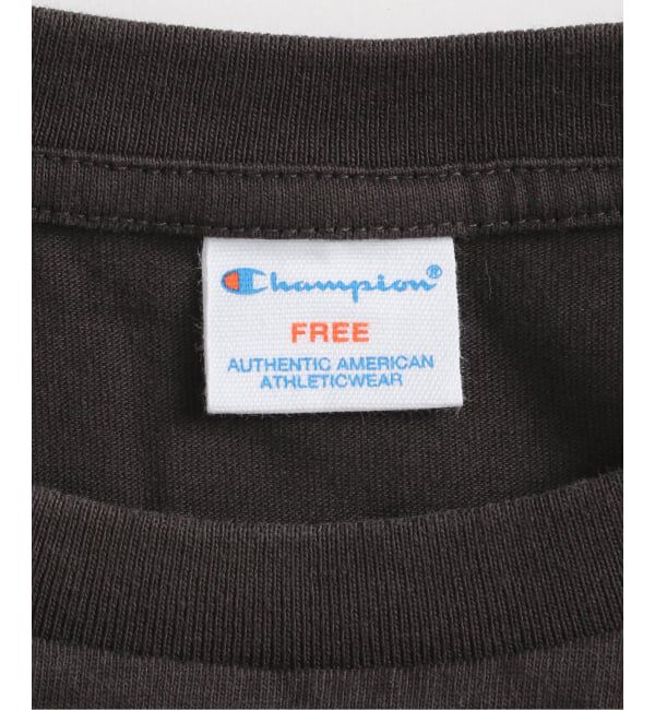 JOURNAL STANDARD relume「別注【Champion/チャンピオン】16s/1 Jersey TEE Bleach Wash：Tシャツ」|Tシャツ・カットソー|