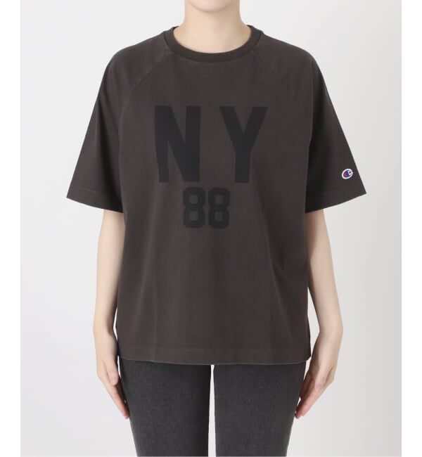 JOURNAL STANDARD relume「別注【Champion/チャンピオン】16s/1 Jersey TEE Bleach Wash：Tシャツ」|Tシャツ・カットソー|