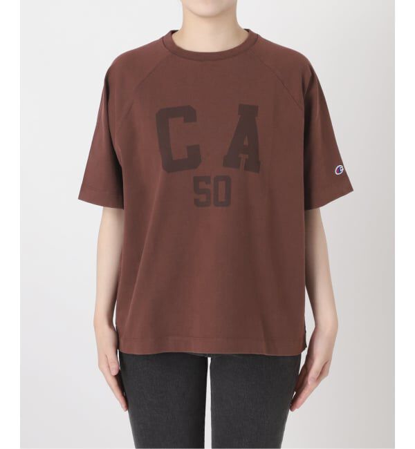 JOURNAL STANDARD relume「別注【Champion/チャンピオン】16s/1 Jersey TEE Bleach Wash：Tシャツ」|Tシャツ・カットソー|