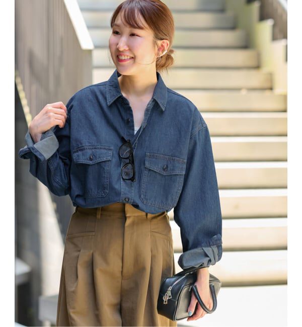 JOURNAL STANDARD relume「《追加》9oz デニムワークシャツ」|シャツ・ブラウス|