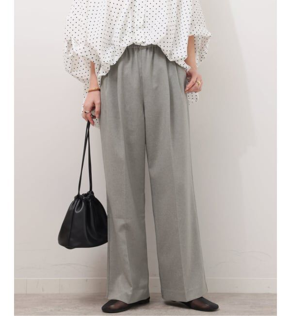 JOURNAL STANDARD relume「《WEB限定追加2》マットウースフレアタックパンツ」|スラックス|グレーA