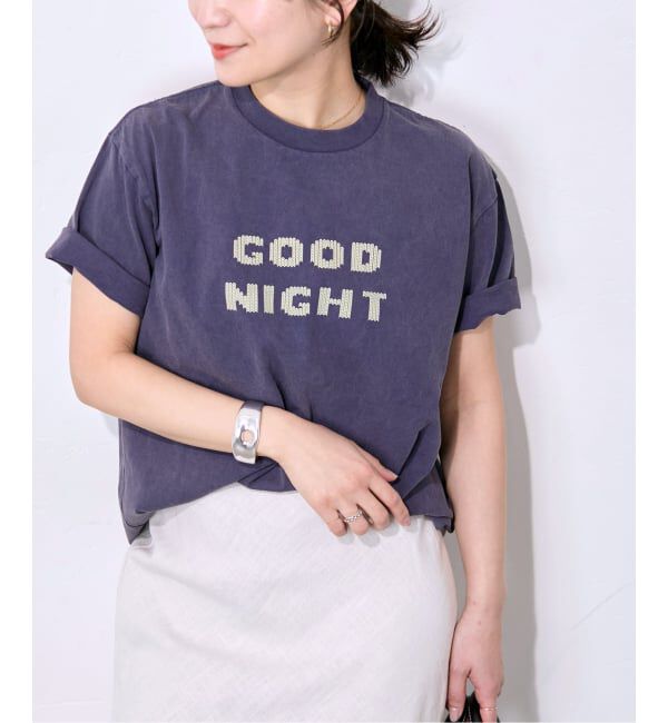 JOURNAL STANDARD「《追加予約》別注【HANDTEX/ハンドテックス】プリントTEE」|Tシャツ・カットソー|ネイビー