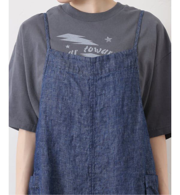 journal standard luxe「《予約》リネンデニム サロペット」|オールインワン|