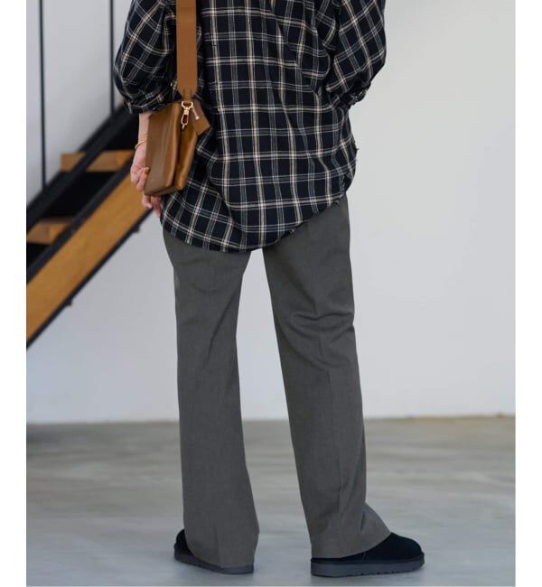 FRAMeWORK「≪追加≫裏起毛フレアパンツ 2」|スラックス|