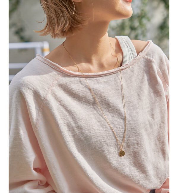 Spick and Span「《WEB限定 / 追加》コットンスラブクルーネックプルオーバー」|Tシャツ・カットソー|