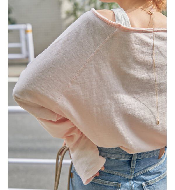 Spick and Span「《WEB限定 / 追加》コットンスラブクルーネックプルオーバー」|Tシャツ・カットソー|