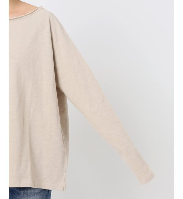 Spick and Span「《WEB限定 / 追加》コットンスラブクルーネックプルオーバー」|Tシャツ・カットソー|