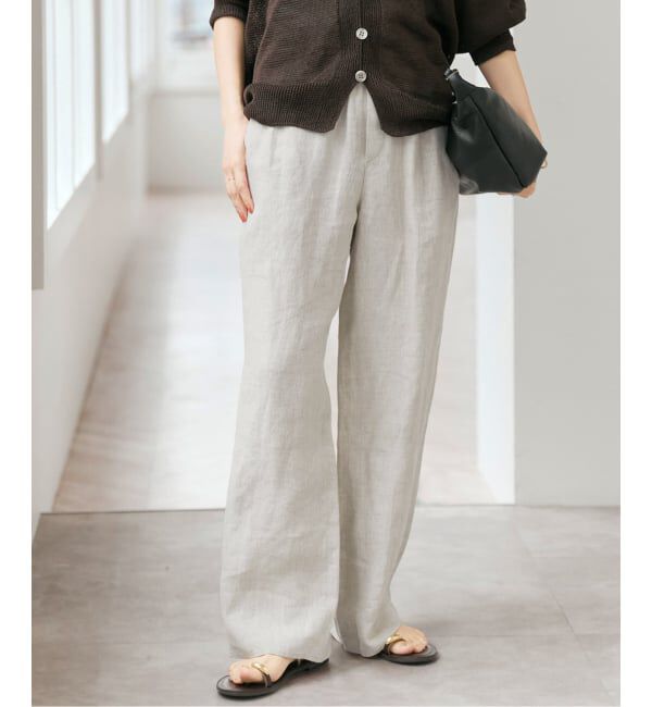 Spick and Span「エアリーリネンイージーパンツ」|その他|