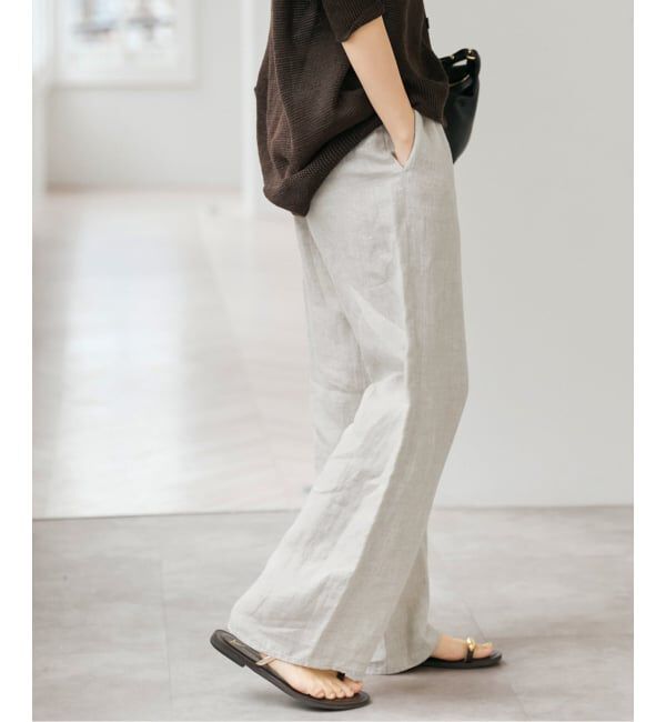 Spick and Span「エアリーリネンイージーパンツ」|その他|