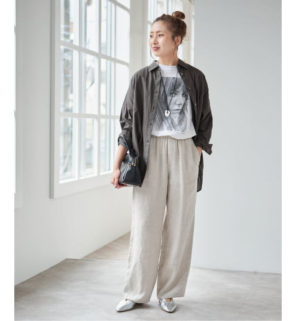 Spick and Span「エアリーリネンイージーパンツ」|その他|