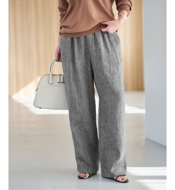 Spick and Span「エアリーリネンイージーパンツ」|その他|