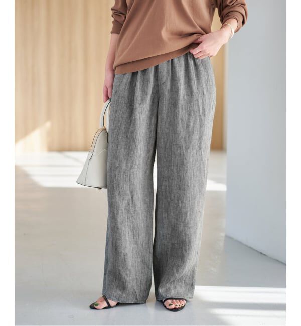 Spick and Span「エアリーリネンイージーパンツ」|その他|