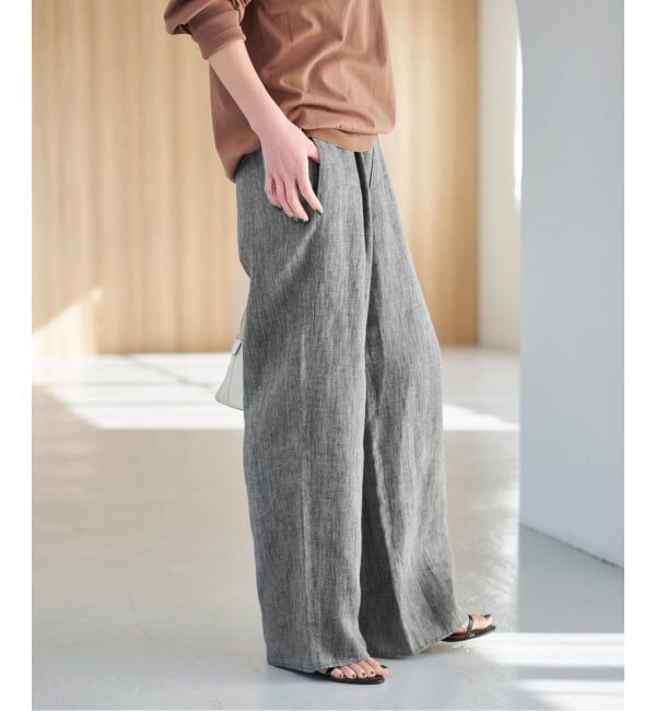 Spick and Span「エアリーリネンイージーパンツ」|その他|