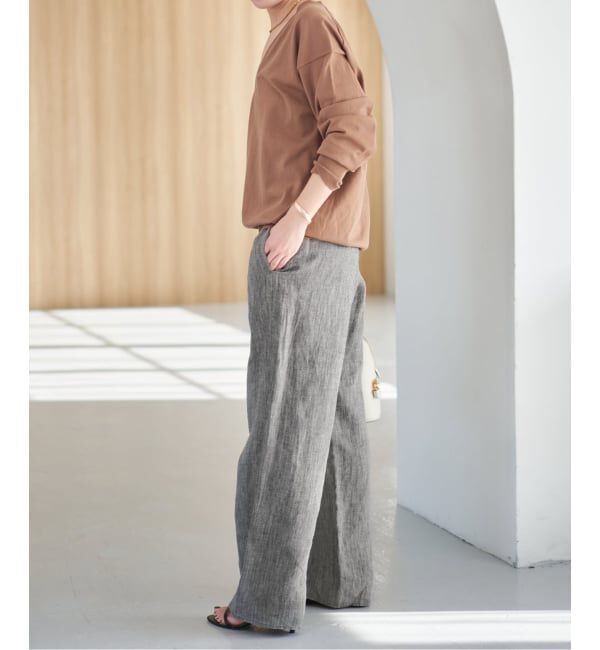 Spick and Span「エアリーリネンイージーパンツ」|その他|