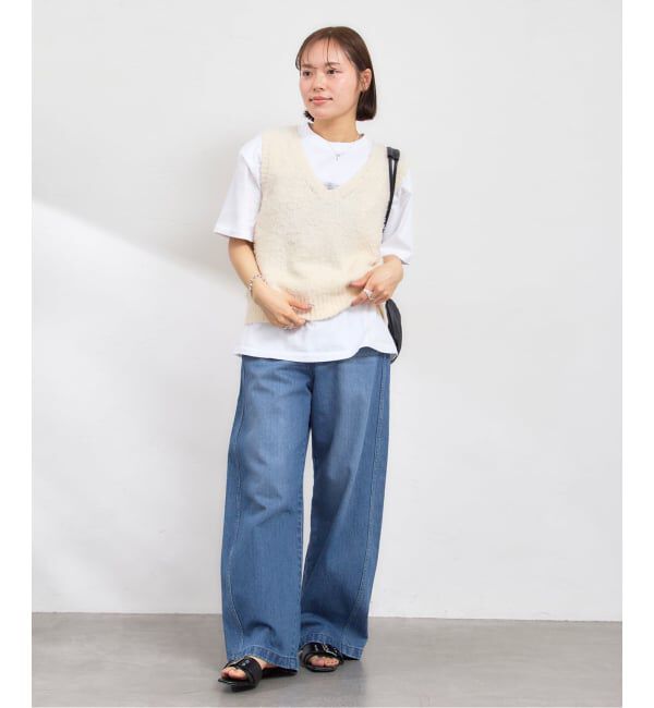 U by SPICK&SPAN「コットンシャギーニットベスト」|ベスト・ジレ|