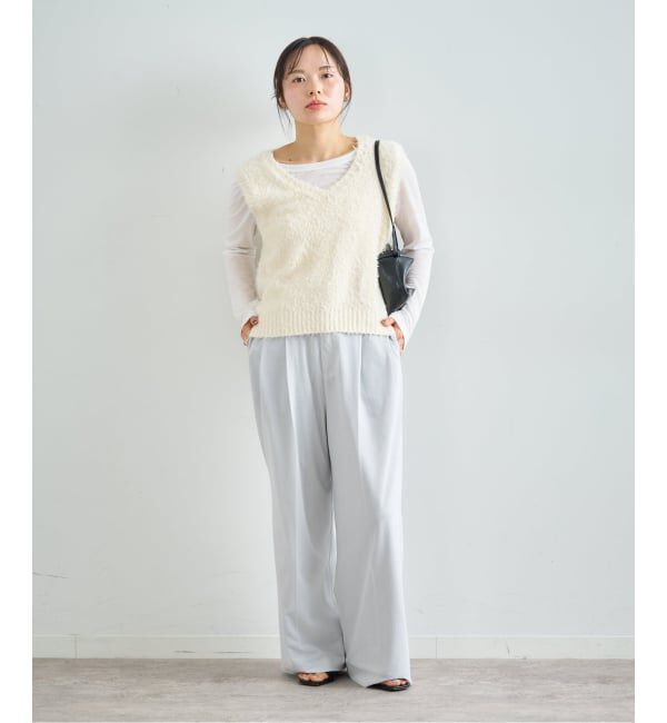 U by SPICK&SPAN「コットンシャギーニットベスト」|ベスト・ジレ|