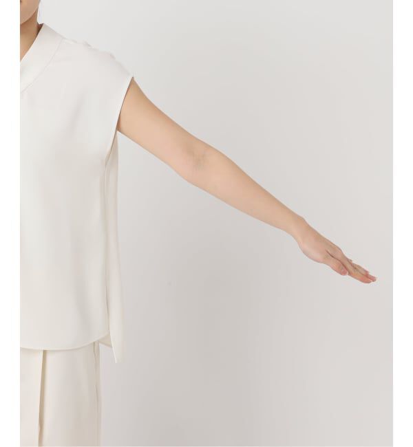 NOBLE「《追加》ボウタイライクノースリブラウス」|シャツ・ブラウス|