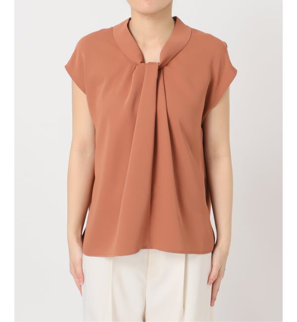 NOBLE「《追加》ボウタイライクノースリブラウス」|シャツ・ブラウス|