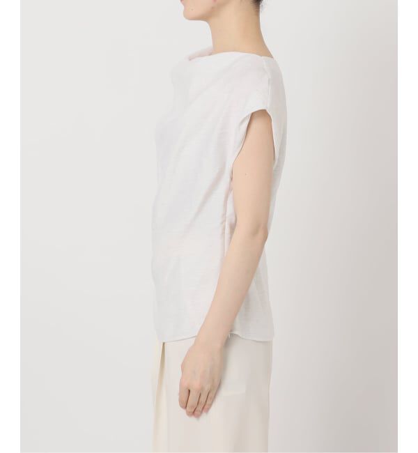 NOBLE「《セットアップ対応》ファジーリネンタックショルダーブラウス」|シャツ・ブラウス|